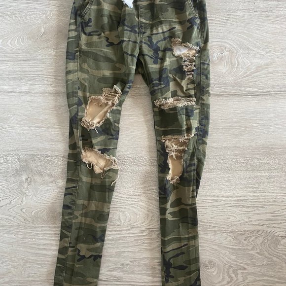 Vibrant M.I.U Denim - Cargo Jean Joggers